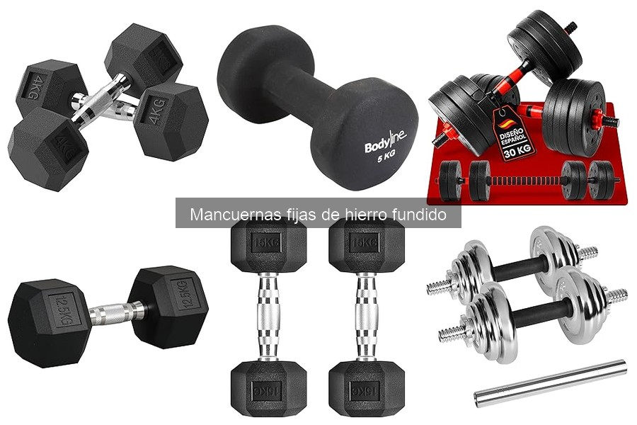 Comparativa: Mancuernas Fijas de Hierro Fundido vs Ajustables