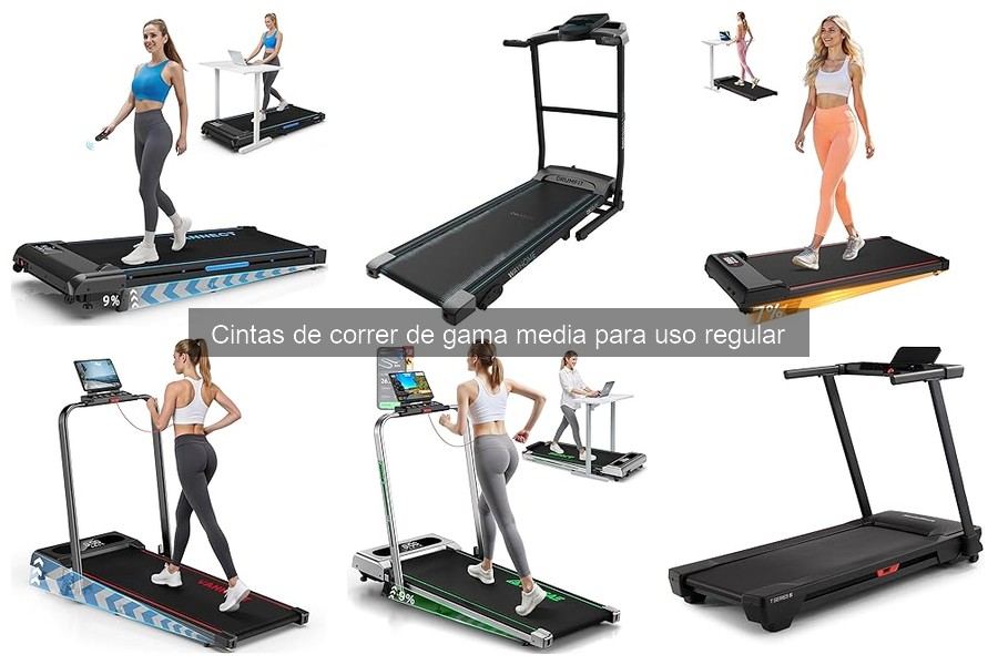 ¿Cuánto cuesta una cinta de correr de gama media?