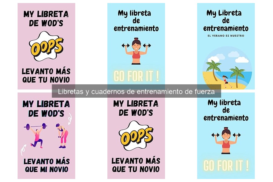¿Cuánto cuesta una libreta de entrenamiento de fuerza?