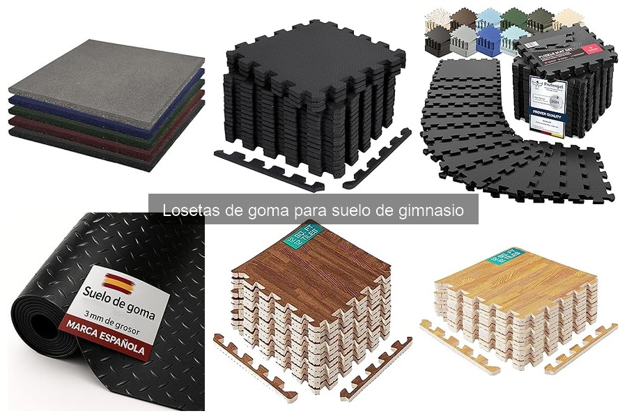 Cuidados y Mantenimiento de Losetas de Goma para Gimnasio