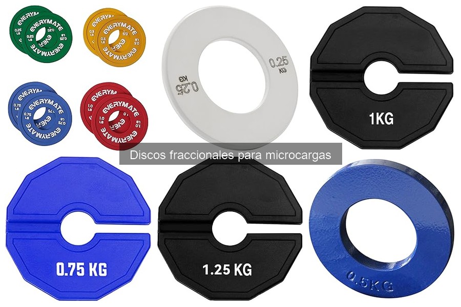 Diferencias entre discos fraccionales y convencionales en el gimnasio