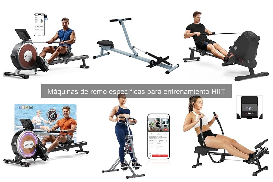 Diferencias entre máquinas de remo magnéticas y hidráulicas para HIIT