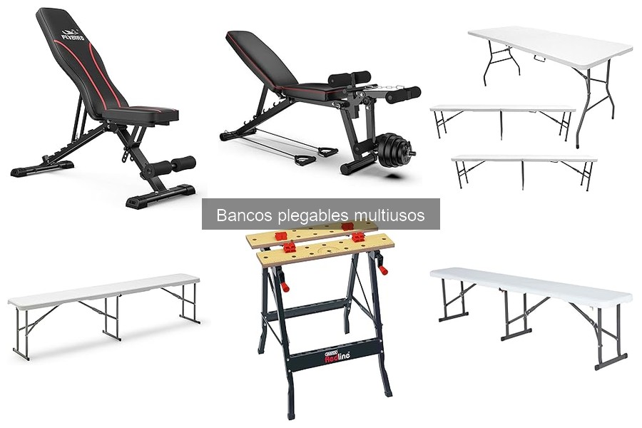 Dimensiones ideales para bancos plegables multiusos