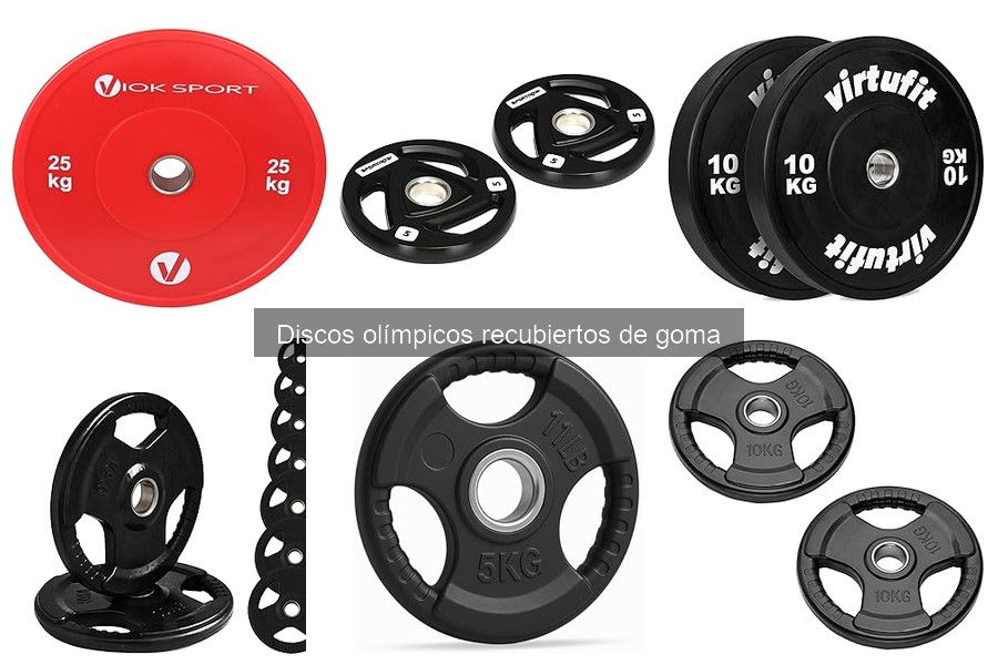 Dónde comprar discos olímpicos recubiertos de goma a buen precio