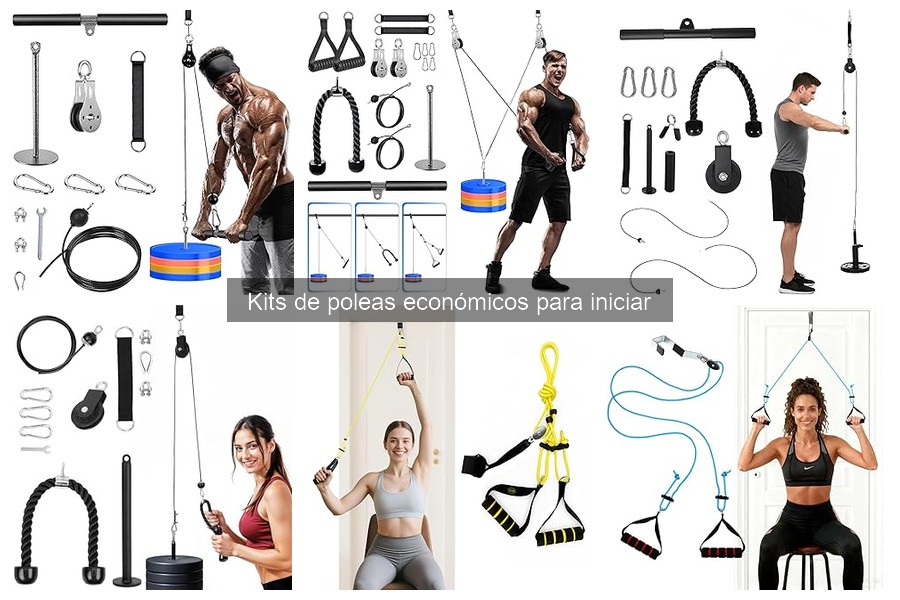 Dónde comprar kits de poleas económicos para tu gimnasio