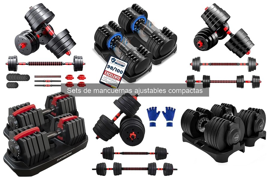 Dónde comprar mancuernas ajustables compactas: Mejores opciones