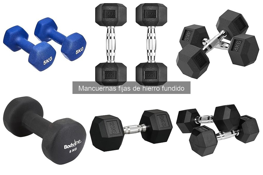 Dónde comprar mancuernas fijas de hierro fundido a buen precio