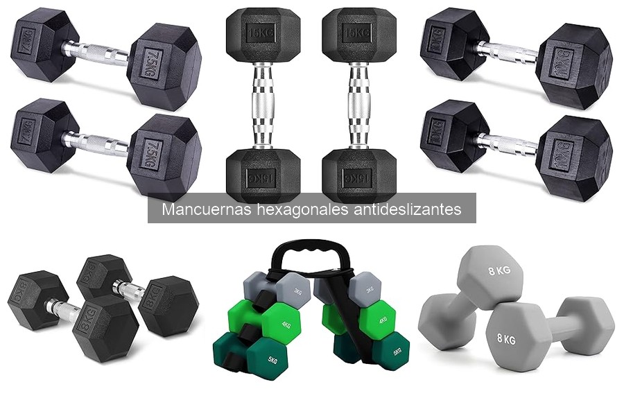 Dónde comprar mancuernas hexagonales antideslizantes baratas