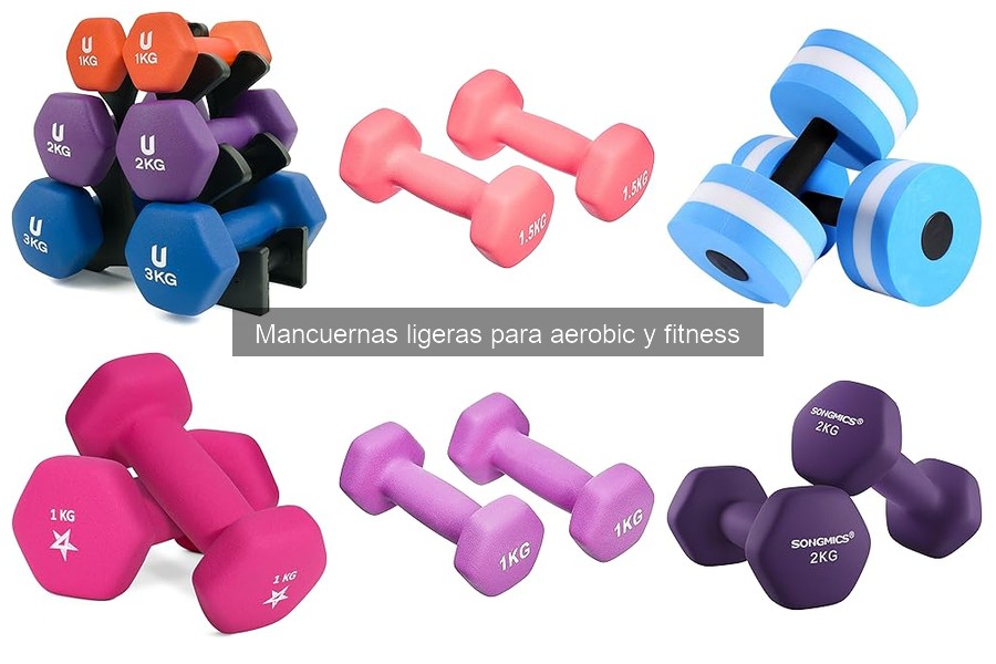 Dónde comprar mancuernas ligeras al mejor precio