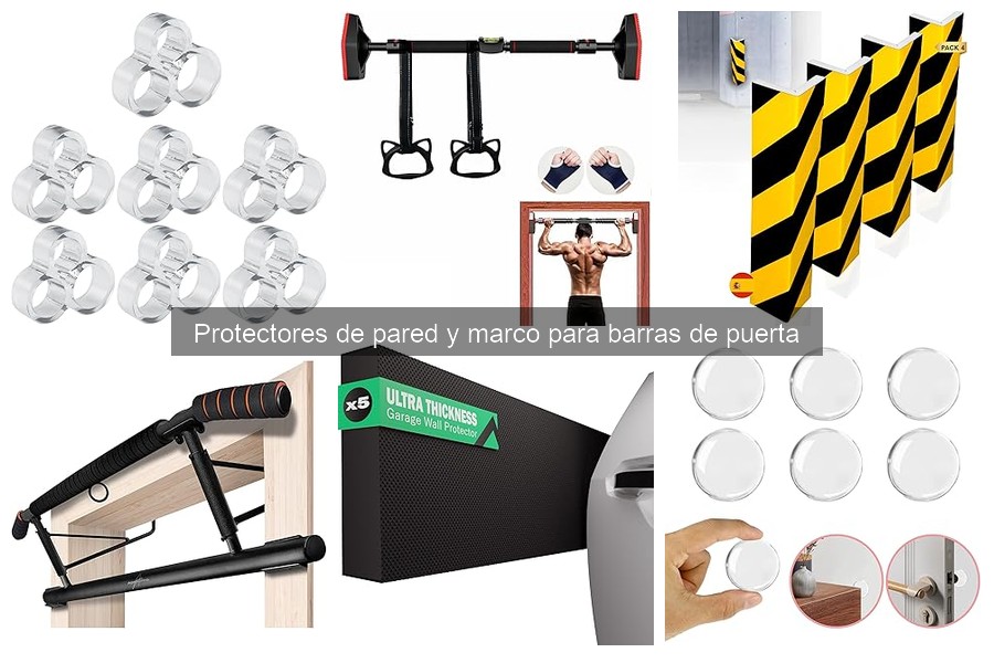 Dónde comprar protectores de pared y marco para barras de puerta