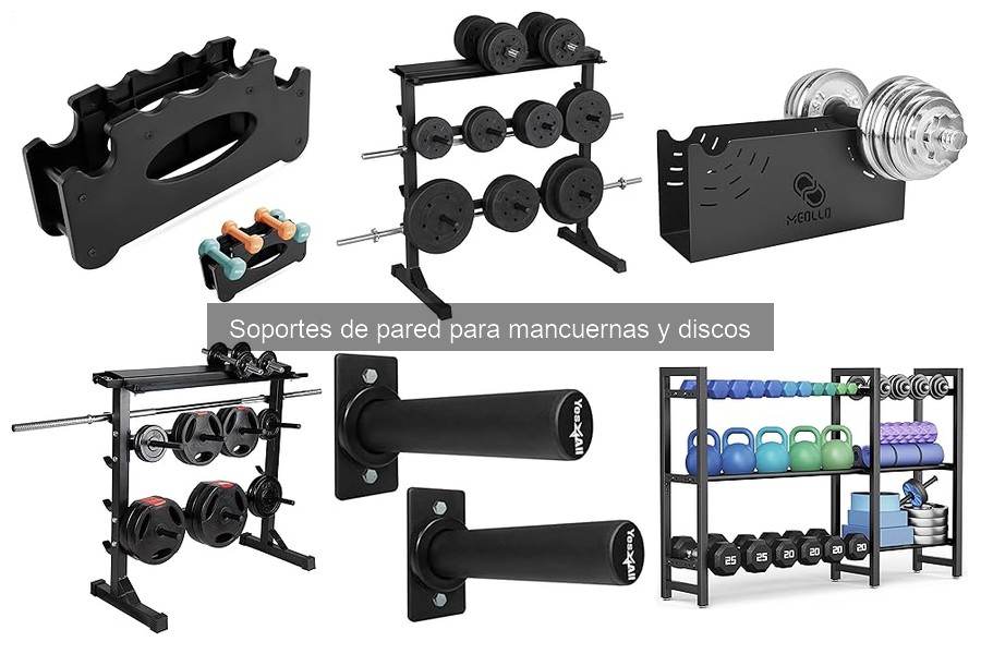 Dónde comprar soportes de pared para discos de gimnasio