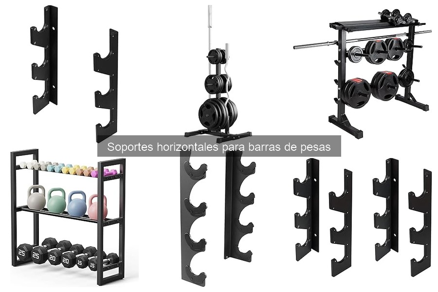Dónde comprar soportes horizontales para barras de pesas