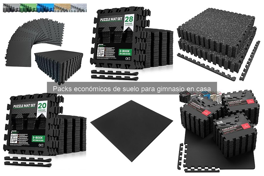 Dónde comprar suelos económicos para gimnasio en casa