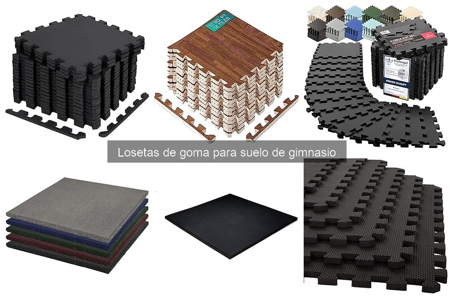 Durabilidad de Losetas de Goma para Suelos de Gimnasio