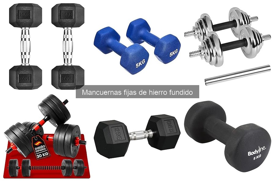 Efectos negativos de usar mal mancuernas fijas de hierro fundido