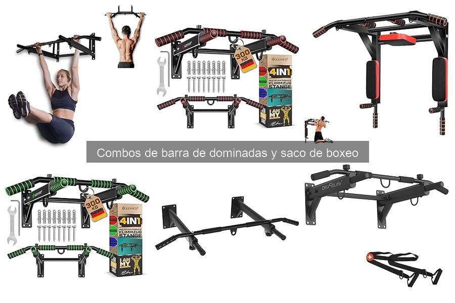 Efectos positivos de entrenar con barra de dominadas y saco