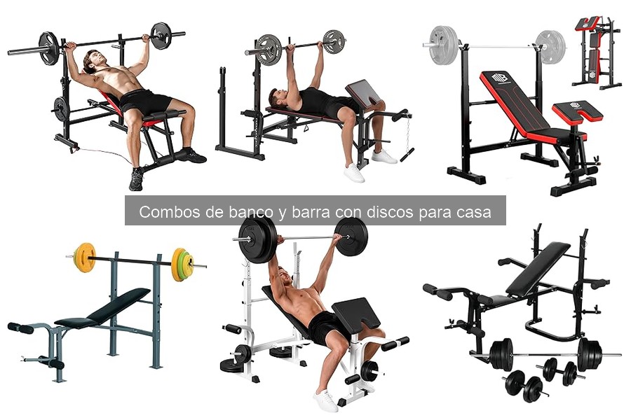 Ejercicios efectivos con banco y barra en casa
