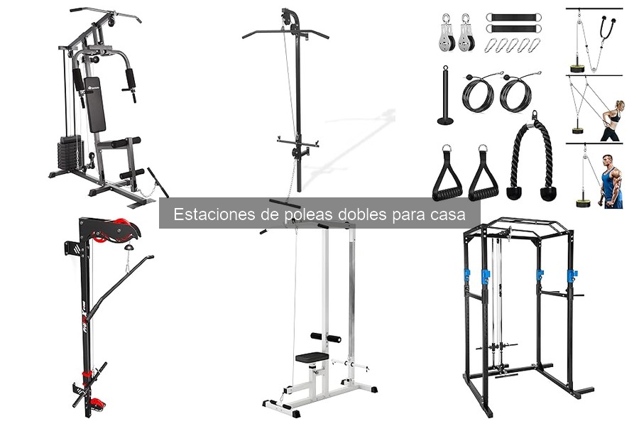 Ejercicios efectivos con estaciones de poleas dobles en casa