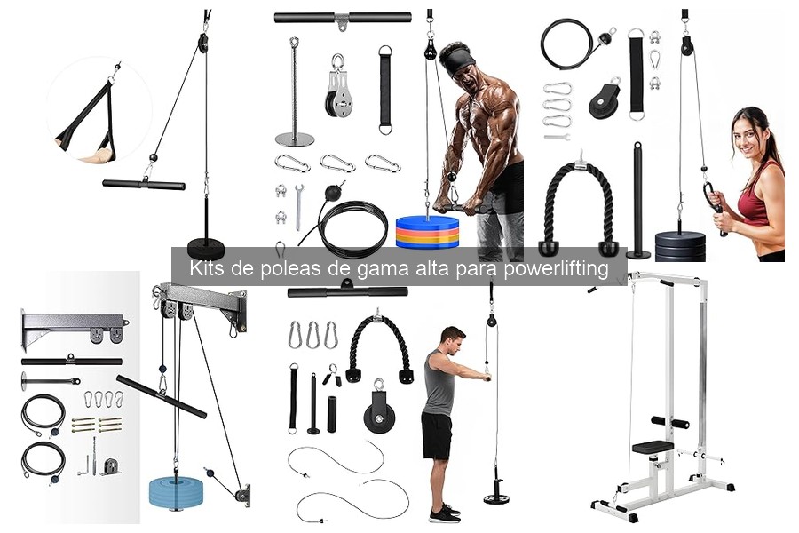 ** Ejercicios efectivos con kits de poleas para powerlifting
