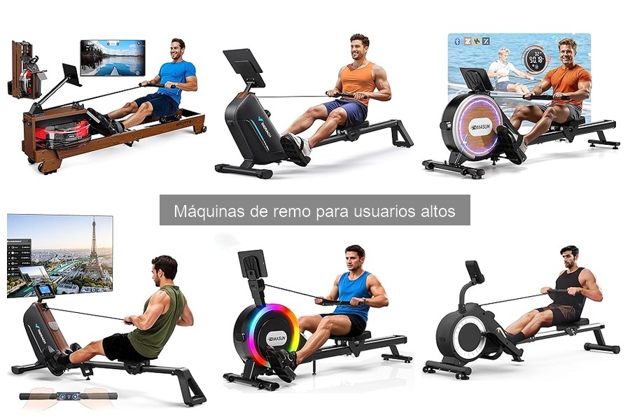 Ejercicios Efectivos en Máquina de Remo para Personas Altas