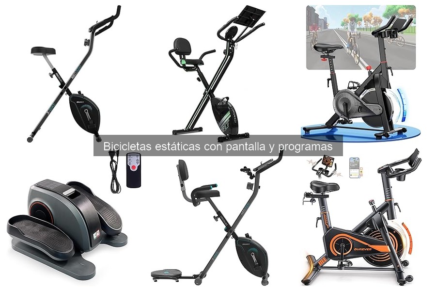 Ejercicios Recomendados para Bicicletas Estáticas con Pantalla