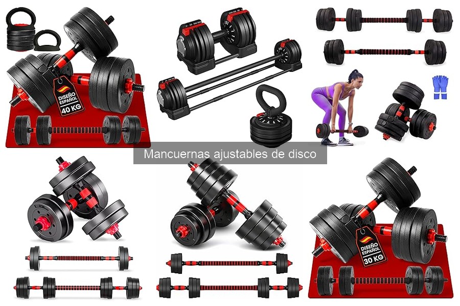 Errores comunes al usar mancuernas ajustables de disco