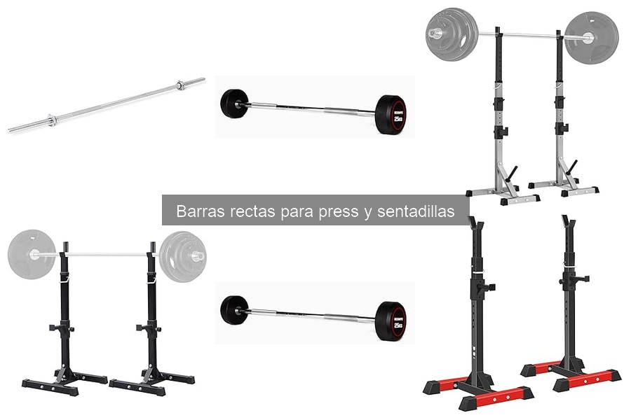 Estilos de entrenamiento que usan barras rectas en gimnasio