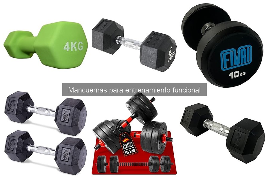 Guía para elegir las mancuernas adecuadas para entrenamiento funcional