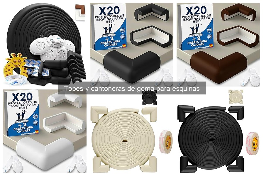 Guía para instalar topes y cantoneras de goma correctamente