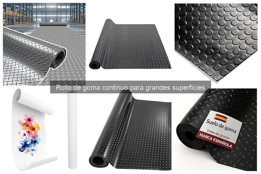 Guía paso a paso para la instalación de rollo de goma