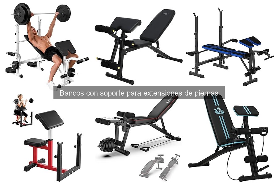Mantenimiento de bancos con soporte para extensiones de piernas