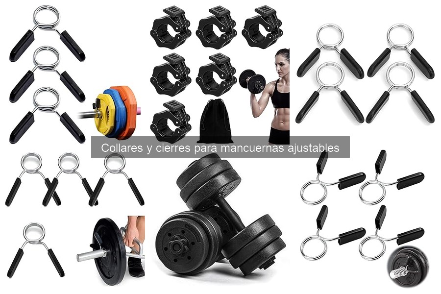 Mantenimiento de collares y cierres para mancuernas ajustables