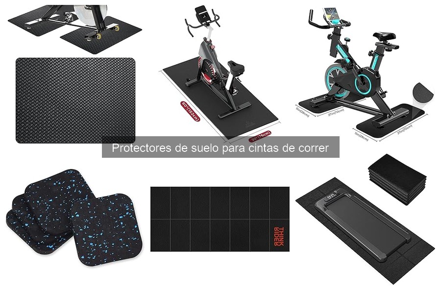 Mantenimiento de protectores de suelo para cintas de correr