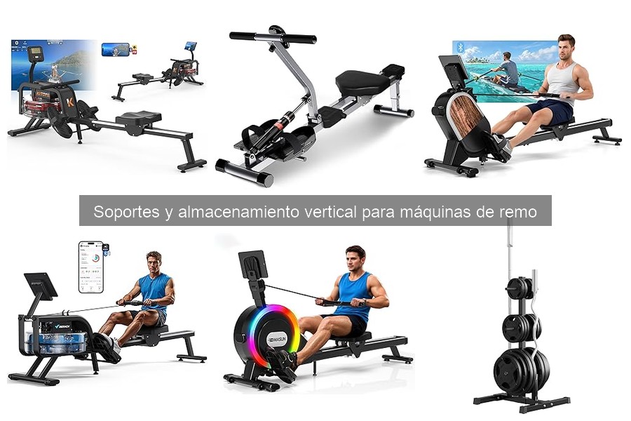 Mantenimiento de soportes verticales para máquinas de remo