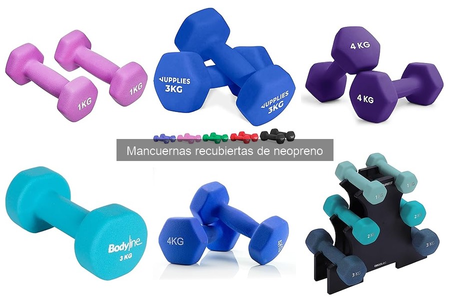 Mantenimiento y cuidado de mancuernas recubiertas de neopreno