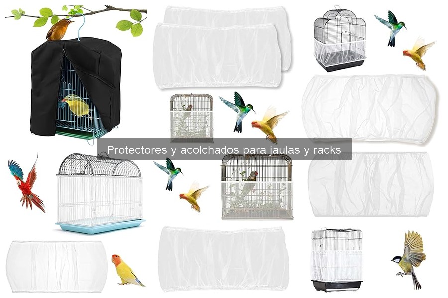 Materiales ideales para acolchados de jaulas y racks