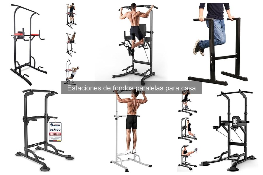 Mejora tu gimnasio en casa con estaciones de fondos paralelas