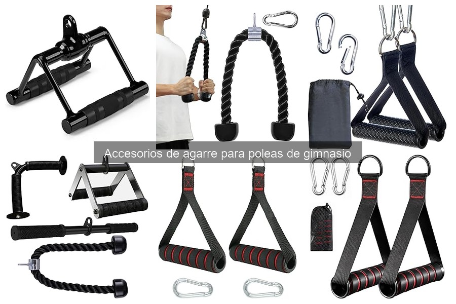 Mejores accesorios de agarre para poleas de gimnasio