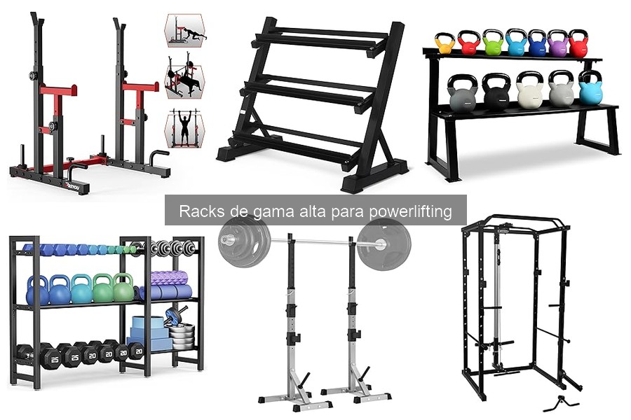 Mejores accesorios para racks de gama alta en powerlifting