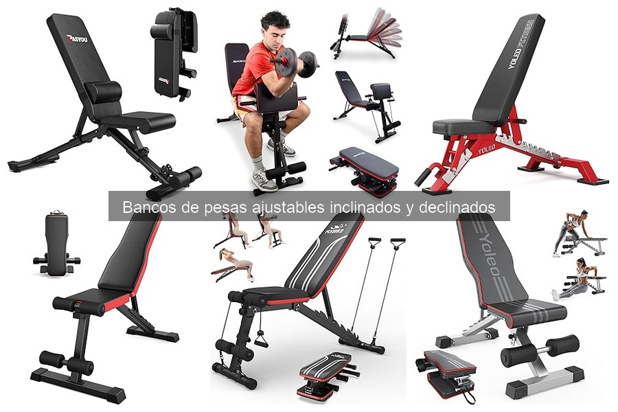 Mejores bancos de pesas ajustables para entrenar en casa