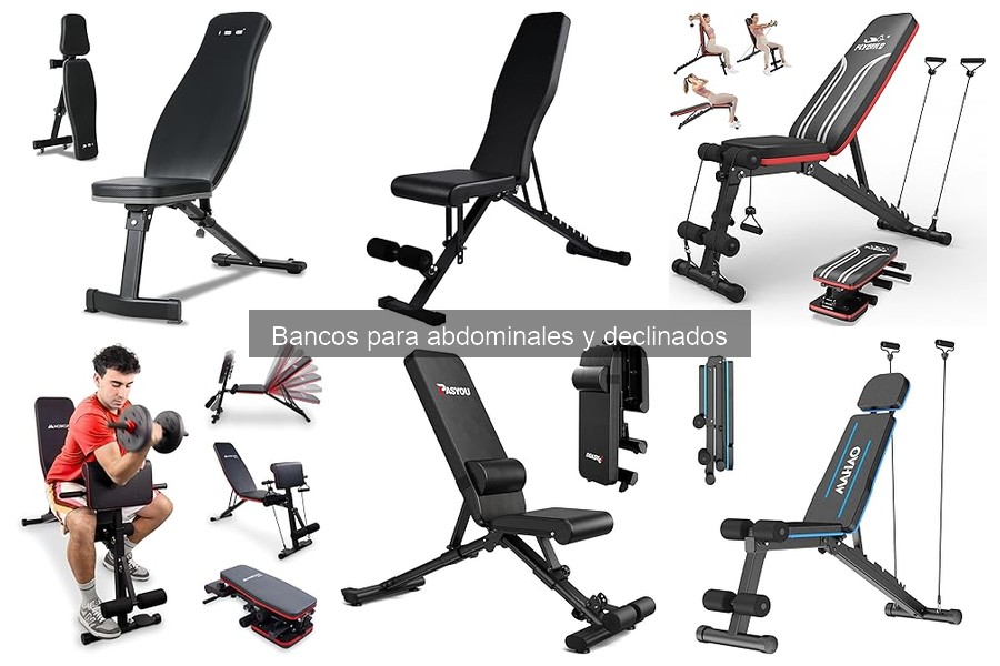 Mejores bancos para abdominales y declinados para principiantes