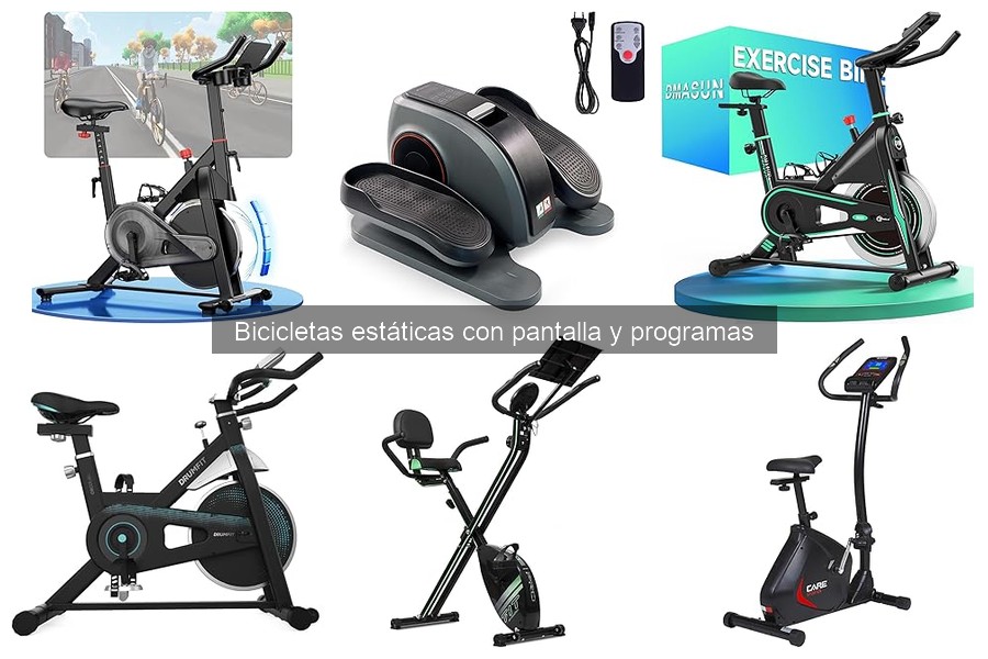 Mejores bicicletas estáticas con pantalla para principiantes