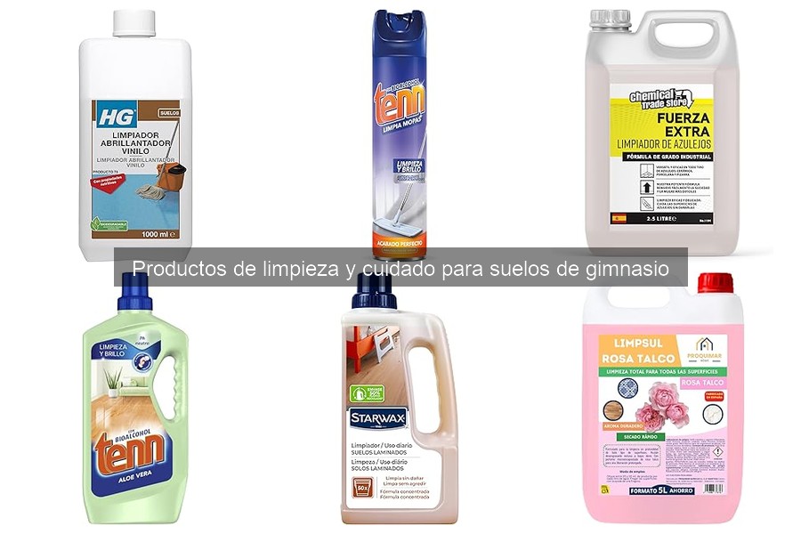 Mejores desinfectantes para suelos de gimnasio: guía de compra