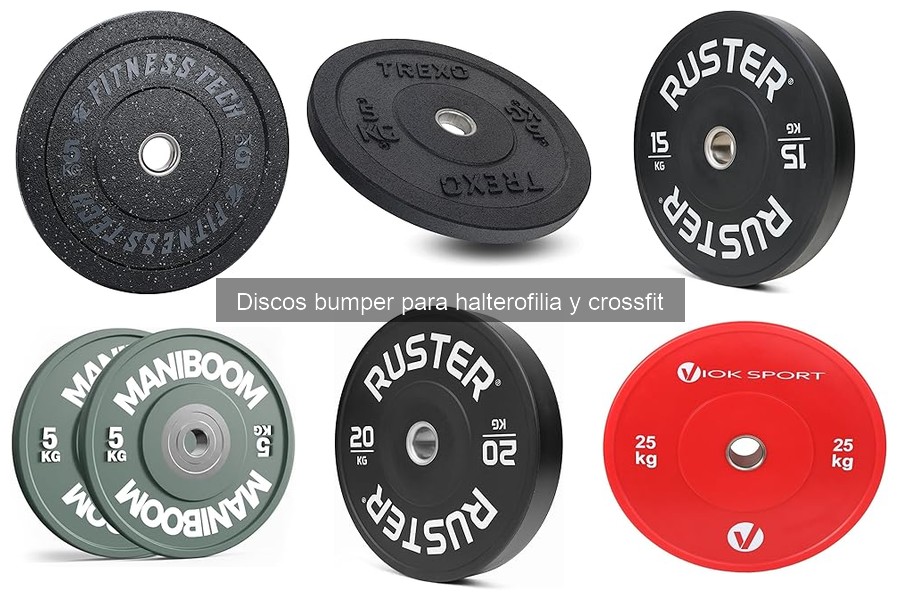 Mejores discos bumper para crossfit: comparativa 2023