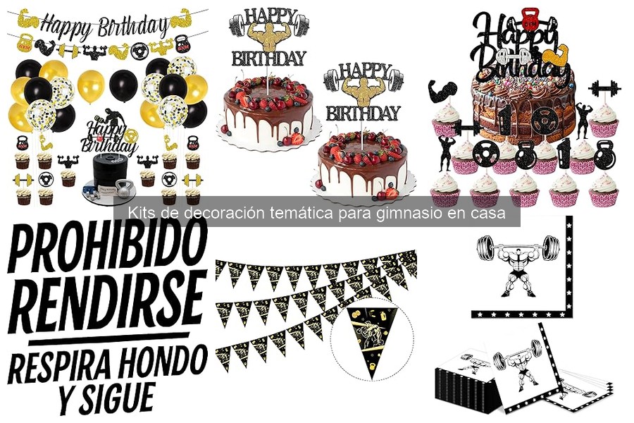 Mejores kits de decoración temática para gimnasios 2023