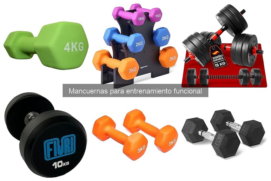 Mejores mancuernas para entrenamiento funcional en casa