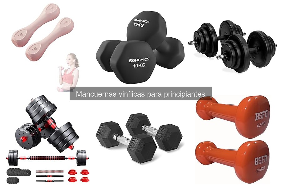 Mejores mancuernas vinílicas para principiantes en casa