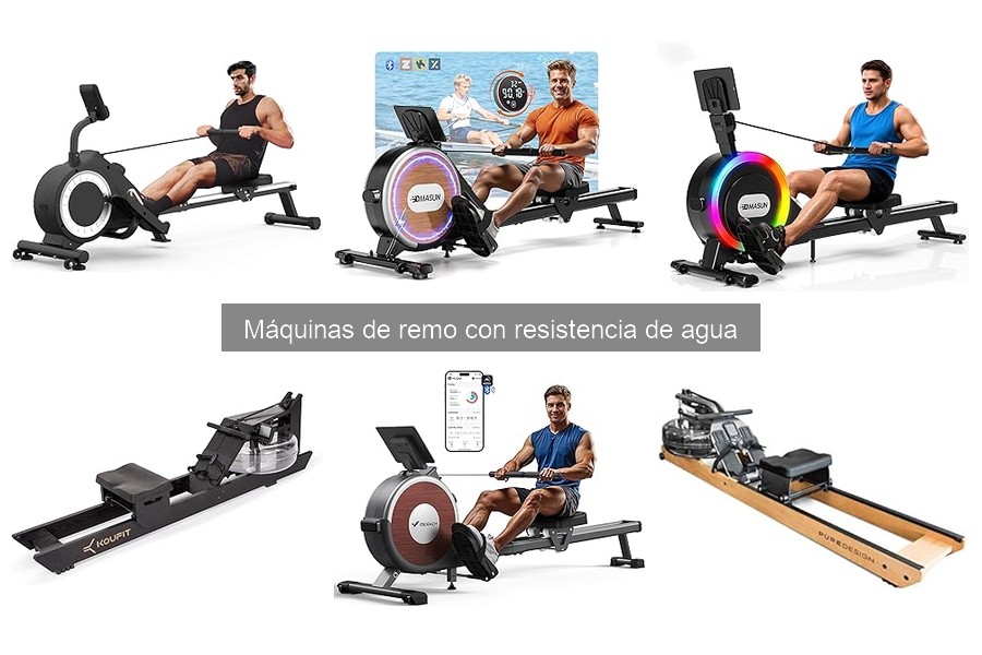 Mejores máquinas de remo con resistencia de agua para principiantes