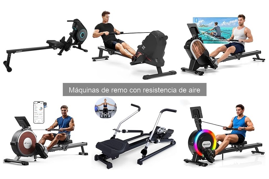 Mejores máquinas de remo con resistencia de aire para principiantes