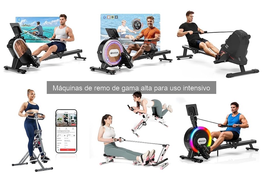 Mejores máquinas de remo de gama alta para uso intensivo